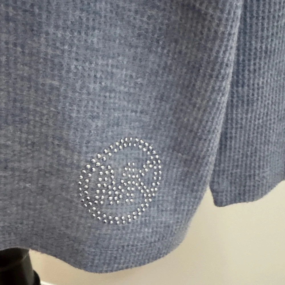 Michael Kors Sky Blue Cowl Neck Sweater